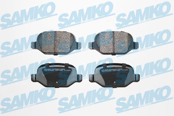 Комплект гальмівних накладок, дискове гальмо SAMKO 5SP1265