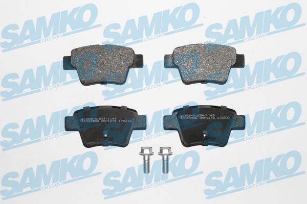 Brake Pad Set, disc brake SAMKO 5SP1278