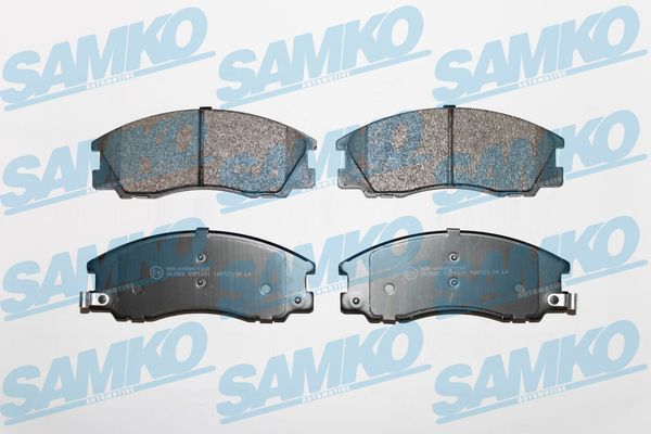 Комплект гальмівних накладок, дискове гальмо SAMKO 5SP1291