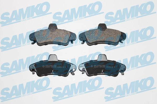 Комплект гальмівних накладок, дискове гальмо SAMKO 5SP1292
