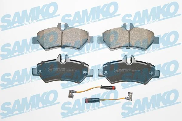 Stabdžių trinkelių rinkinys, diskinis stabdys SAMKO 5SP1293
