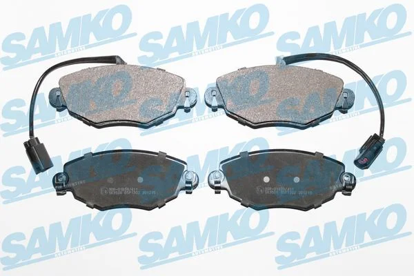 Stabdžių trinkelių rinkinys, diskinis stabdys SAMKO 5SP1302