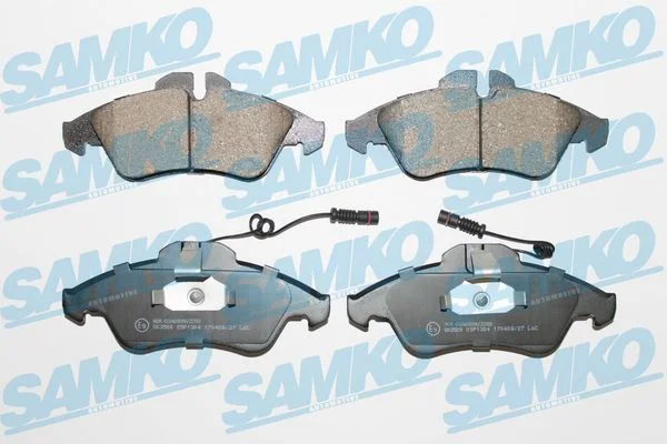 Stabdžių trinkelių rinkinys, diskinis stabdys SAMKO 5SP1304