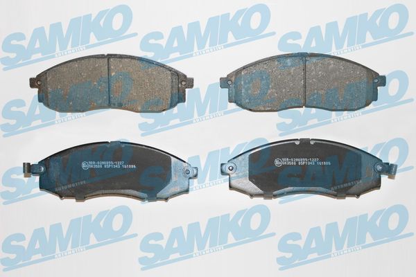 Комплект гальмівних накладок, дискове гальмо SAMKO 5SP1343