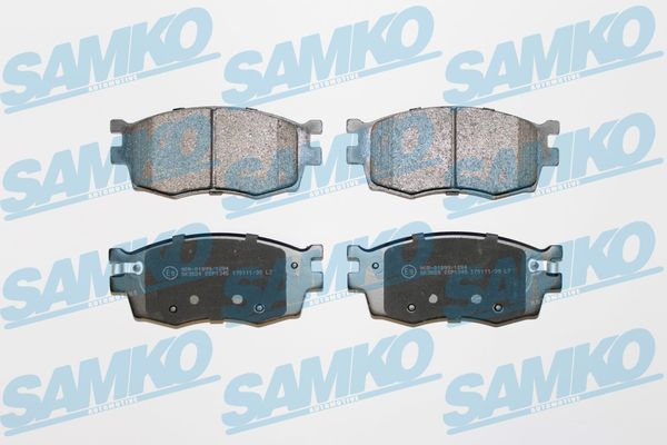 Комплект гальмівних накладок, дискове гальмо SAMKO 5SP1345