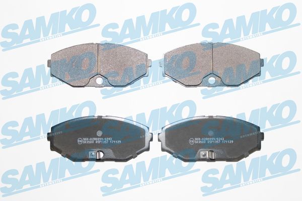 Brake Pad Set, disc brake SAMKO 5SP1357