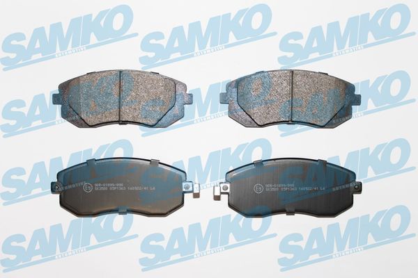 Комплект гальмівних накладок, дискове гальмо SAMKO 5SP1363