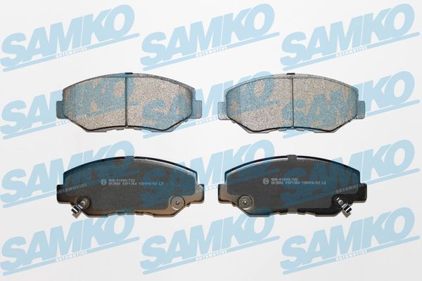 Brake Pad Set, disc brake SAMKO 5SP1364