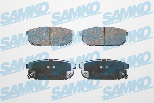 Комплект гальмівних накладок, дискове гальмо SAMKO 5SP1370