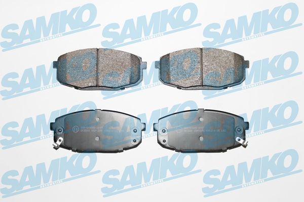 Комплект гальмівних накладок, дискове гальмо SAMKO 5SP1375