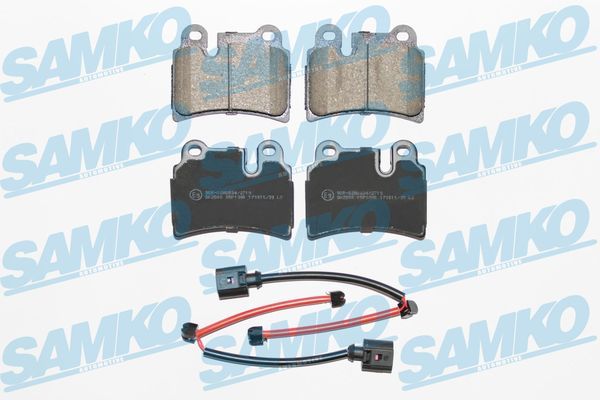 Stabdžių trinkelių rinkinys, diskinis stabdys SAMKO 5SP1380