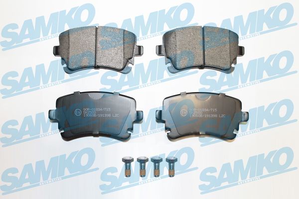 Brake Pad Set, disc brake SAMKO 5SP1398