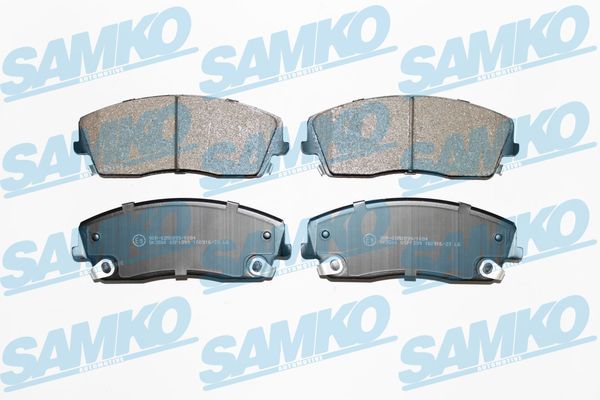 Комплект гальмівних накладок, дискове гальмо SAMKO 5SP1399