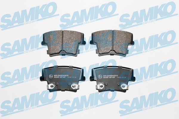 Brake Pad Set, disc brake SAMKO 5SP1400