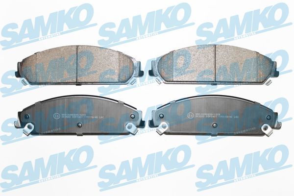 Комплект гальмівних накладок, дискове гальмо SAMKO 5SP1401