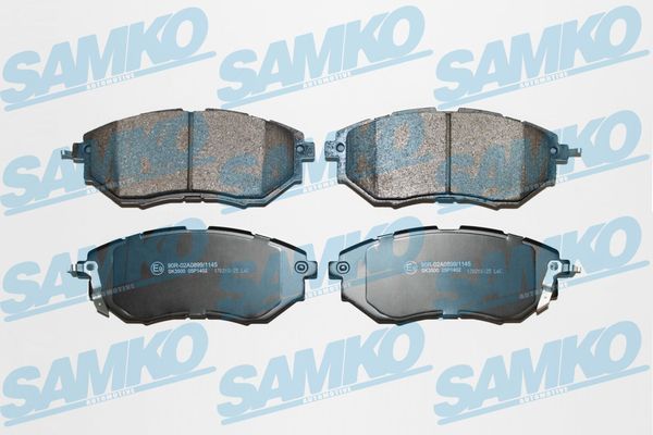 Комплект гальмівних накладок, дискове гальмо SAMKO 5SP1402