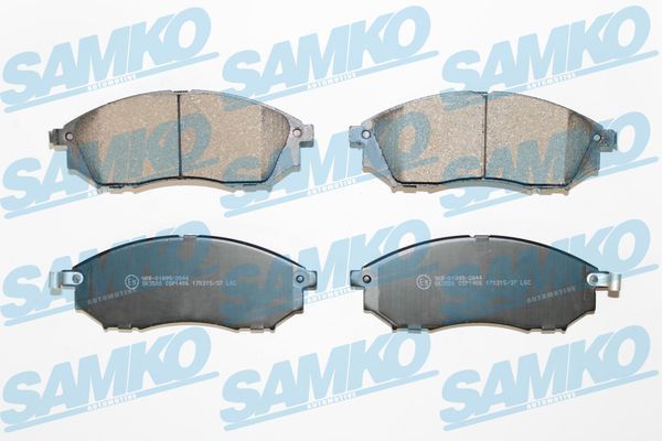 Brake Pad Set, disc brake SAMKO 5SP1406