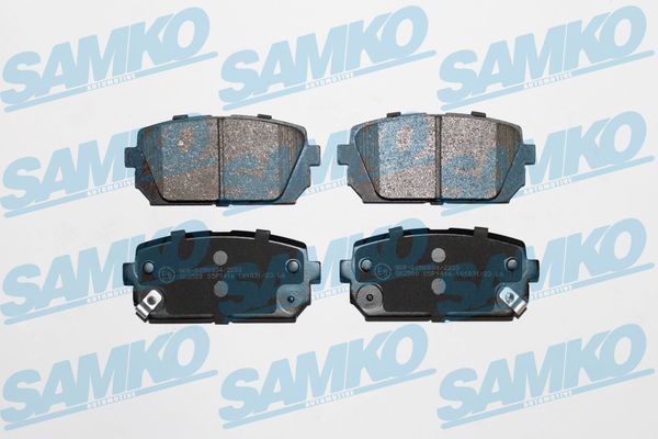 Brake Pad Set, disc brake SAMKO 5SP1416