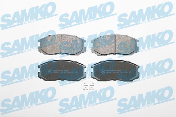 Комплект гальмівних накладок, дискове гальмо SAMKO 5SP1427