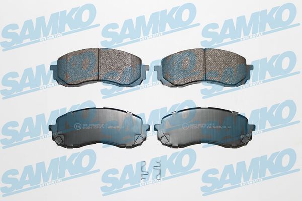 Комплект гальмівних накладок, дискове гальмо SAMKO 5SP1454