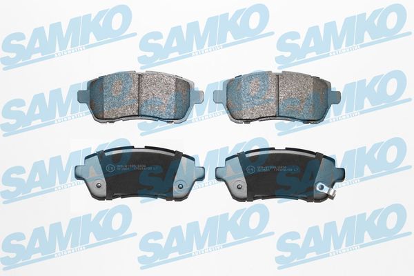 Комплект гальмівних накладок, дискове гальмо SAMKO 5SP1464
