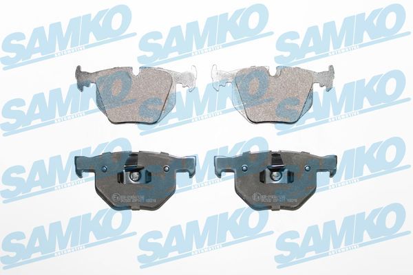 Комплект гальмівних накладок, дискове гальмо SAMKO 5SP1477