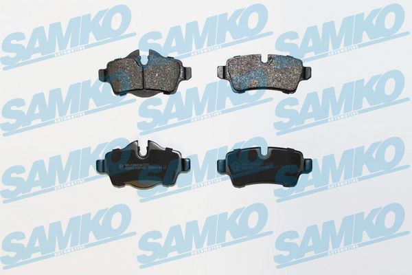 Комплект гальмівних накладок, дискове гальмо SAMKO 5SP1481