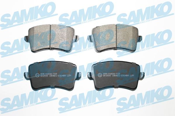 Brake Pad Set, disc brake SAMKO 5SP1489