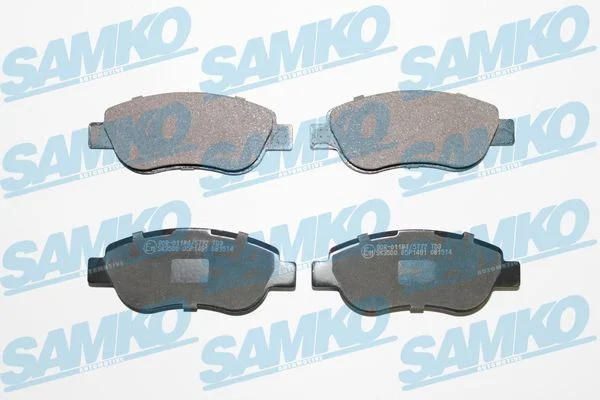 Stabdžių trinkelių rinkinys, diskinis stabdys SAMKO 5SP1491
