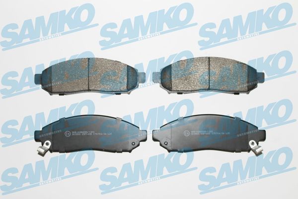 Комплект гальмівних накладок, дискове гальмо SAMKO 5SP1495