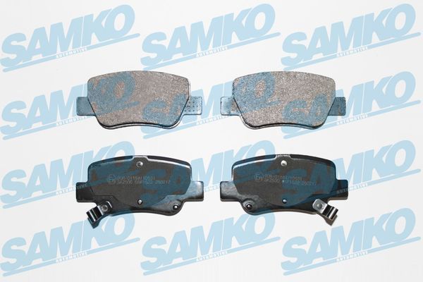 Brake Pad Set, disc brake SAMKO 5SP1522