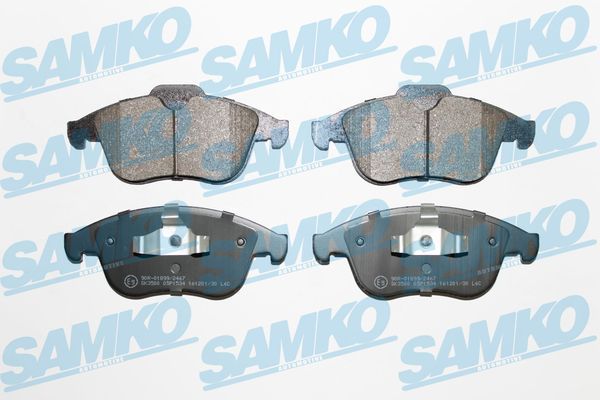 Комплект гальмівних накладок, дискове гальмо SAMKO 5SP1534