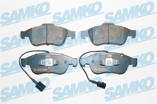 Комплект гальмівних накладок, дискове гальмо SAMKO 5SP1535