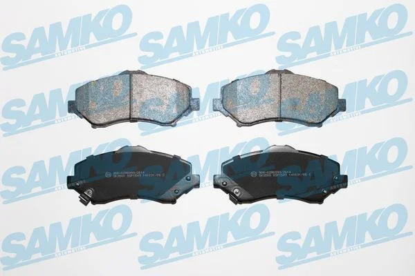 Stabdžių trinkelių rinkinys, diskinis stabdys SAMKO 5SP1549