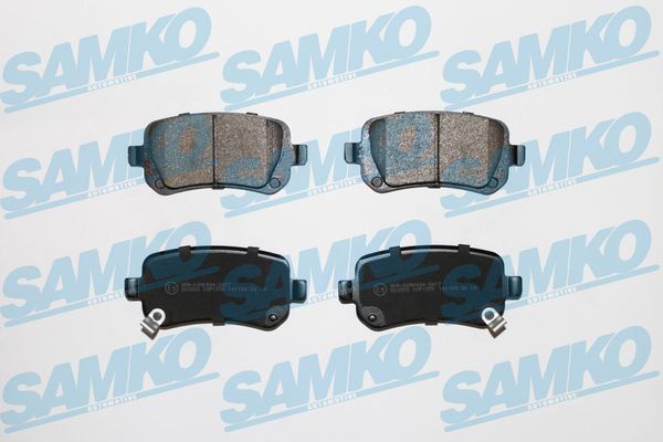 Комплект гальмівних накладок, дискове гальмо SAMKO 5SP1550