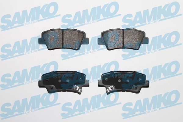 Комплект гальмівних накладок, дискове гальмо SAMKO 5SP1558