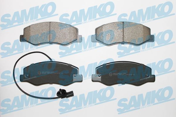 Комплект гальмівних накладок, дискове гальмо SAMKO 5SP1570