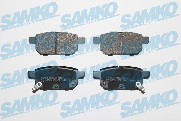 Brake Pad Set, disc brake SAMKO 5SP1571