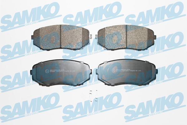 Комплект гальмівних накладок, дискове гальмо SAMKO 5SP1573