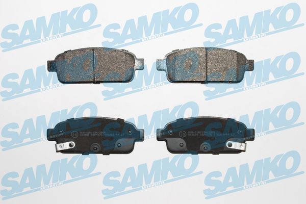 Комплект гальмівних накладок, дискове гальмо SAMKO 5SP1575