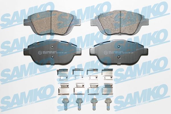 Brake Pad Set, disc brake SAMKO 5SP1590K