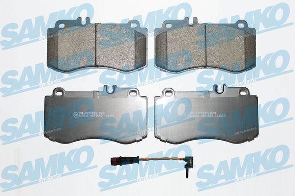 Brake Pad Set, disc brake SAMKO 5SP1592A