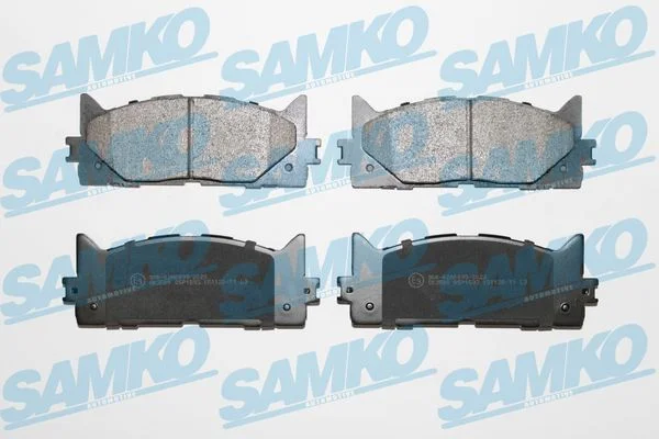 Stabdžių trinkelių rinkinys, diskinis stabdys SAMKO 5SP1593