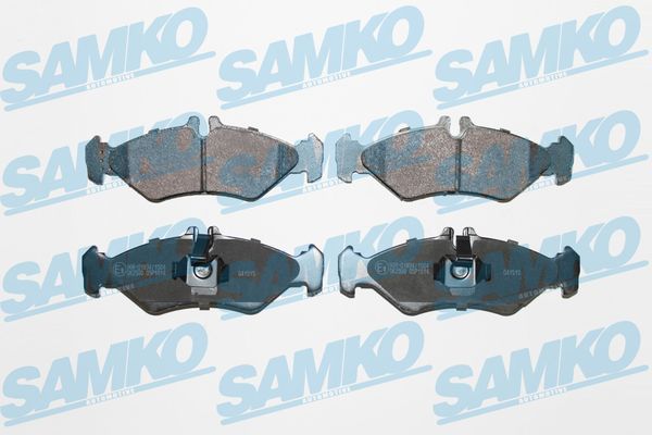 Комплект гальмівних накладок, дискове гальмо SAMKO 5SP1614