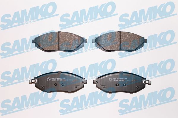 Brake Pad Set, disc brake SAMKO 5SP1629