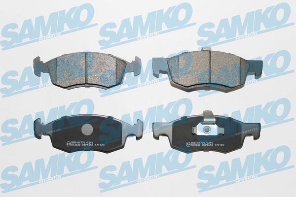 Brake Pad Set, disc brake SAMKO 5SP1654