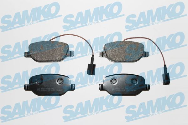 Комплект гальмівних накладок, дискове гальмо SAMKO 5SP1659