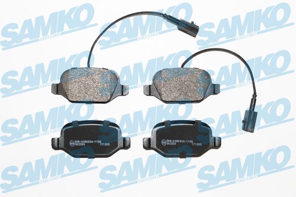 Brake Pad Set, disc brake SAMKO 5SP1661