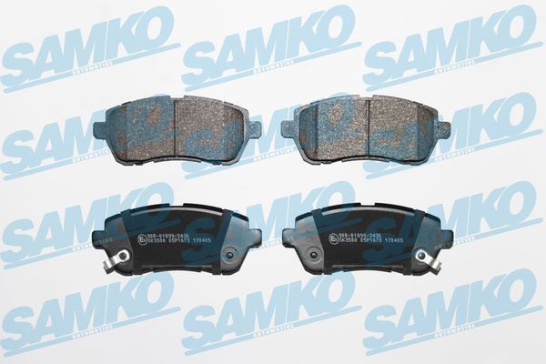 Brake Pad Set, disc brake SAMKO 5SP1673