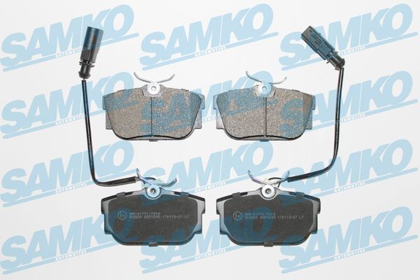 Комплект гальмівних накладок, дискове гальмо SAMKO 5SP1699